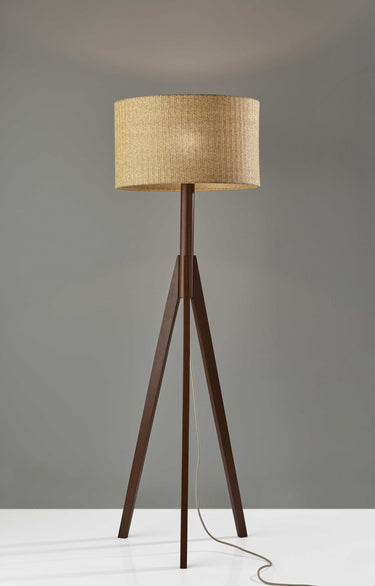 Natural Chunky Tripod Floor Lamp